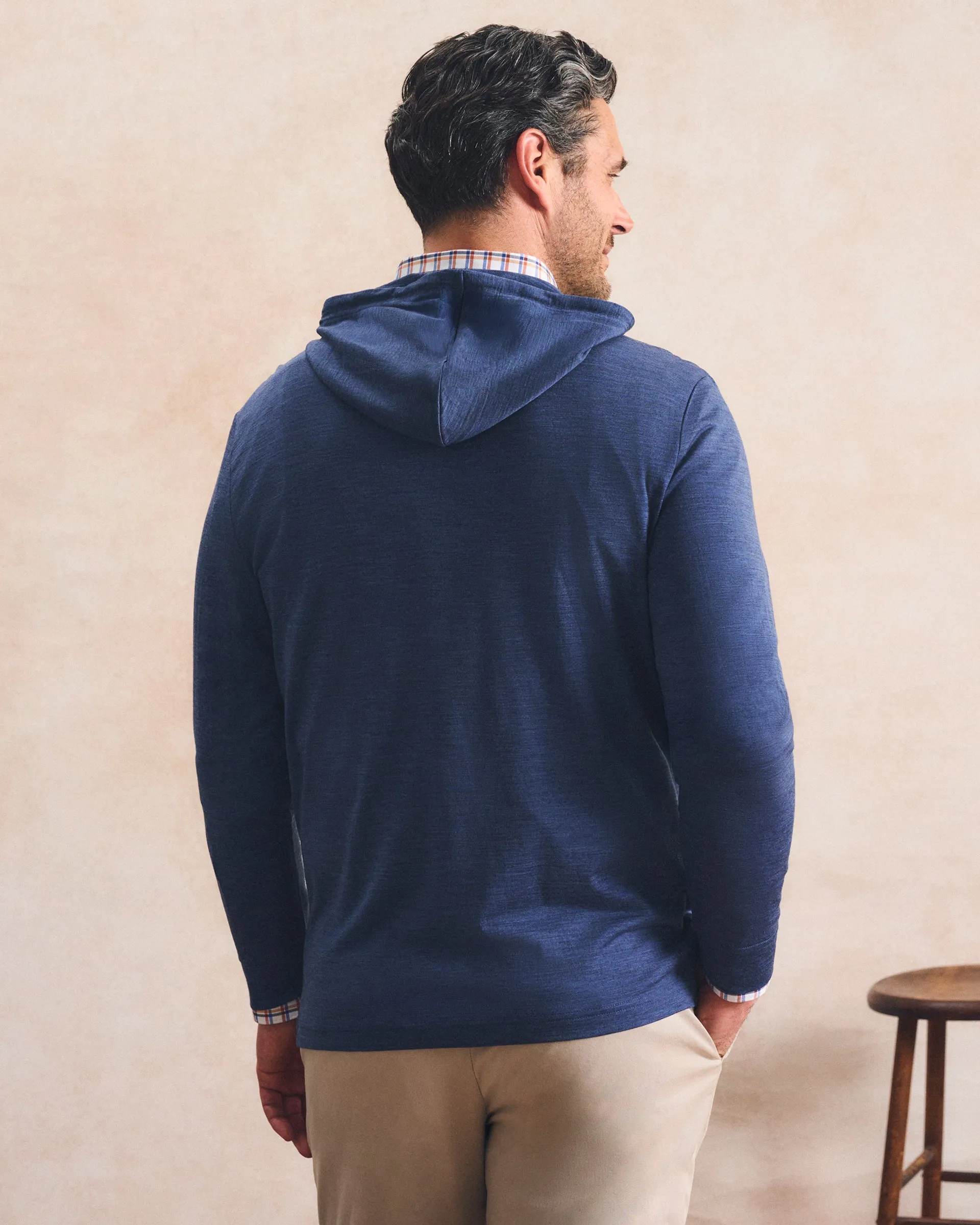 Merino Hoodie Tee sold by Johnnie-O product image thumbnail 3