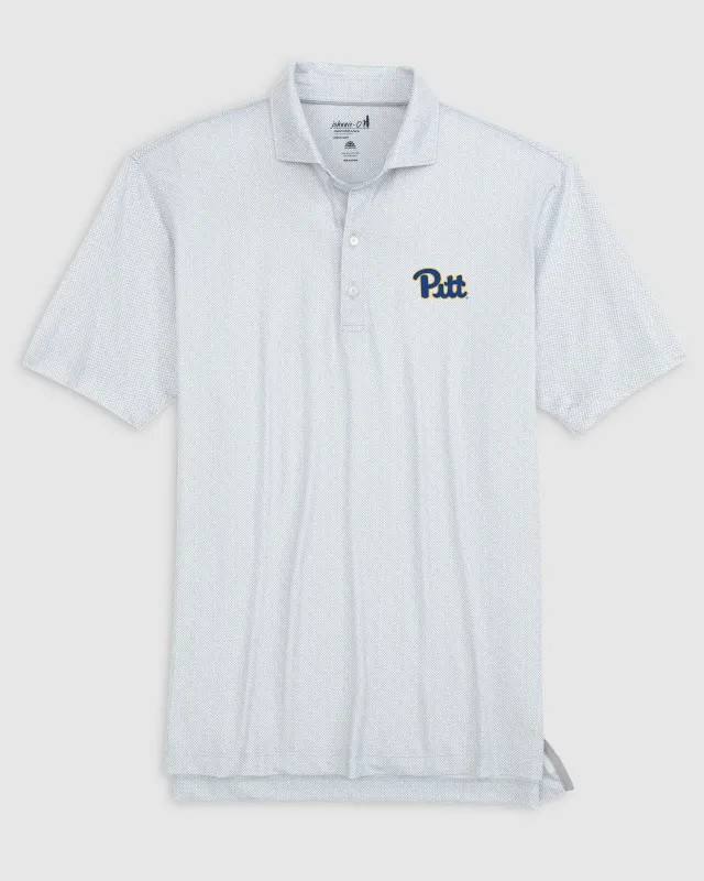 University of Pittsburgh Hinson Jersey Performance Polo made by Johnnie-O