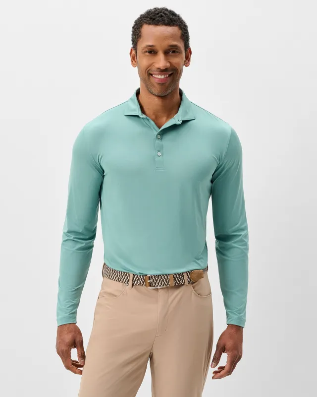 Performance Featherweight Long Sleeve Polo - Swing made by Johnnie-O