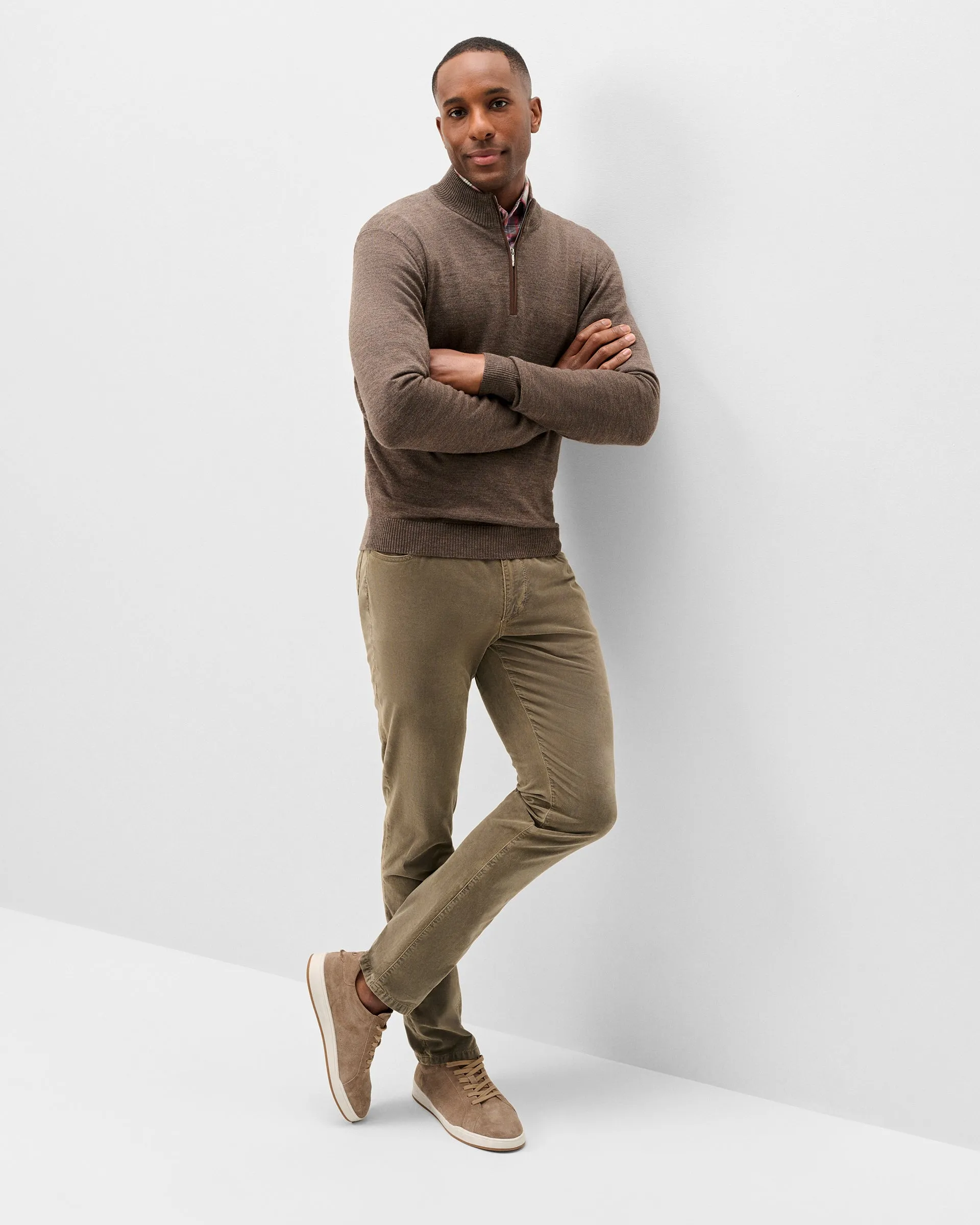 Raynor Merino 1/4 Zip Sweater sold by Johnnie-O product image thumbnail 3