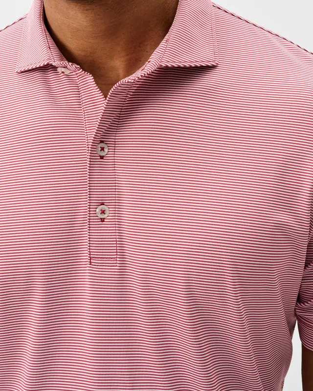 Performance Jersey Polo - Lyndonn Stripe made by Johnnie-O