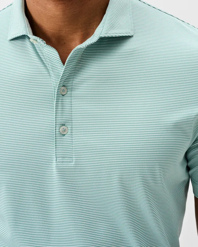 Performance Jersey Polo - Lyndonn Stripe made by Johnnie-O