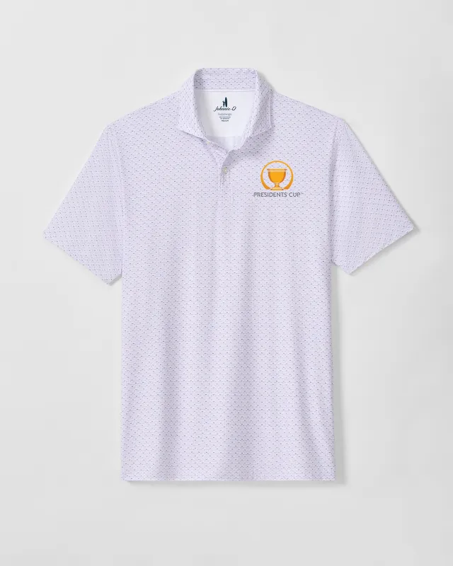 Presidents Cup Performance Featherweight Polo - Fall Flower made by Johnnie-O