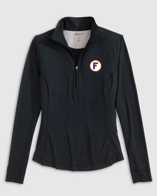 Women's University of Florida Susie Performance 1/4 Zip  - Vault Logo made by Johnnie-O
