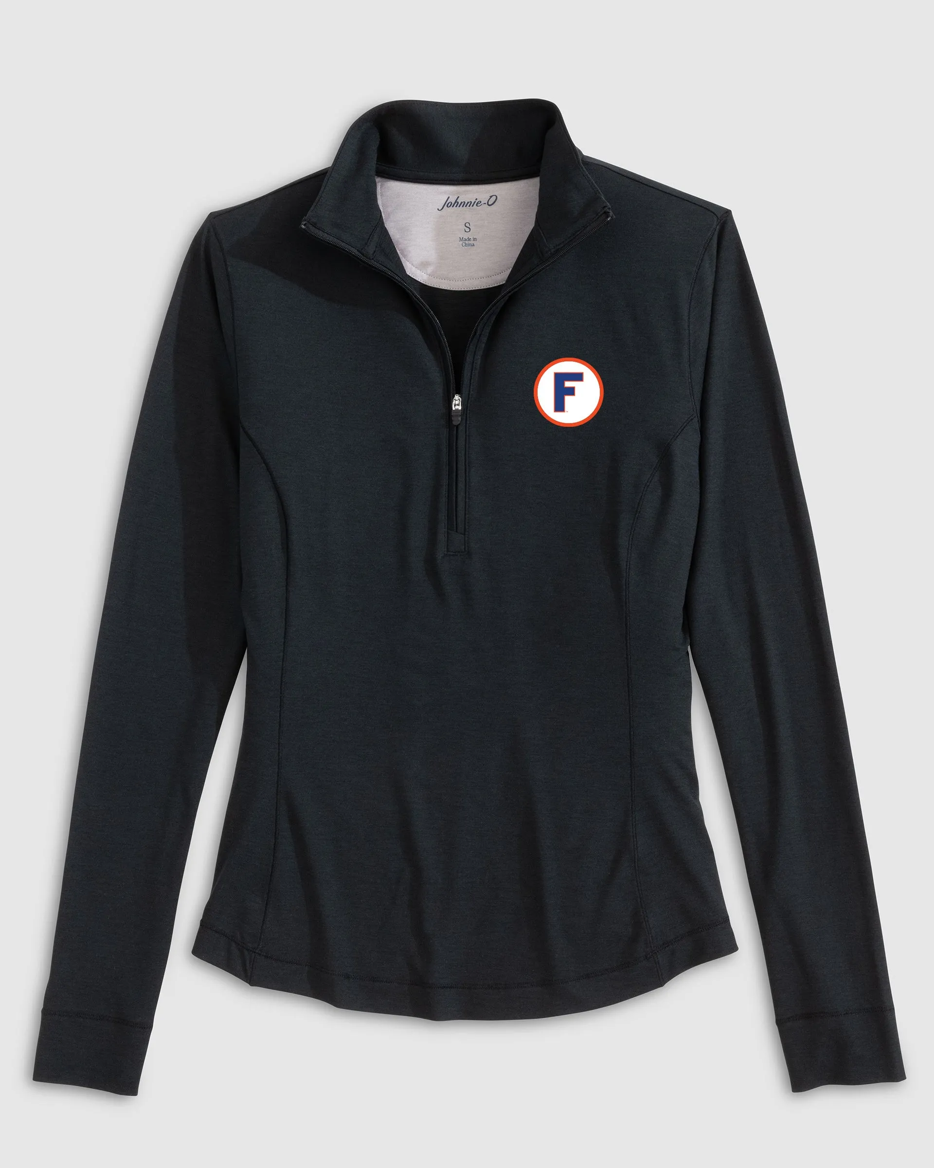 Women's University of Florida Susie Performance 1/4 Zip - Vault Logo sold by Johnnie-O