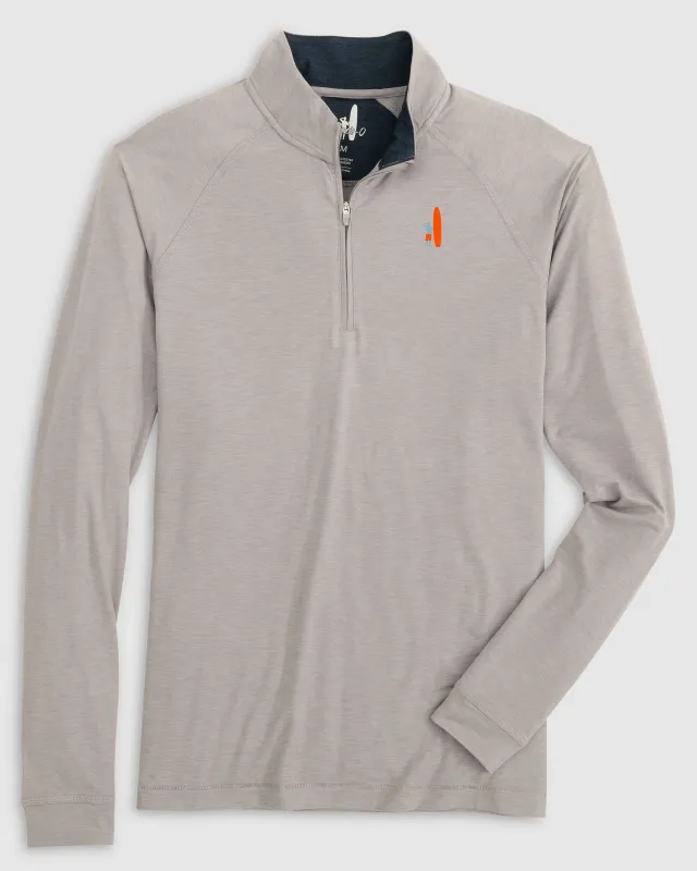 Freeborne Performance 1/4 Zip Pullover - Two Tone Surfer Logo made by Johnnie-O