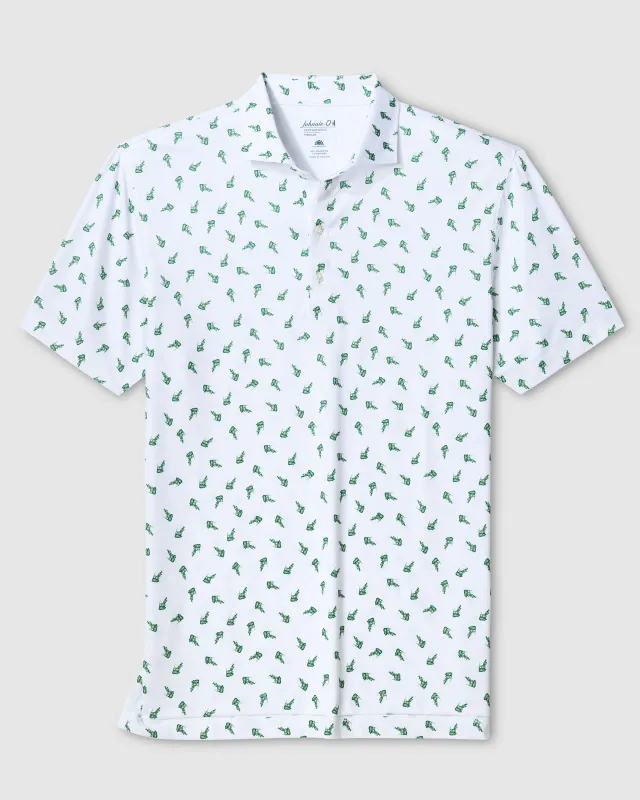 Michigan State Stadium Exeter Printed Jersey Performance Polo made by Johnnie-O