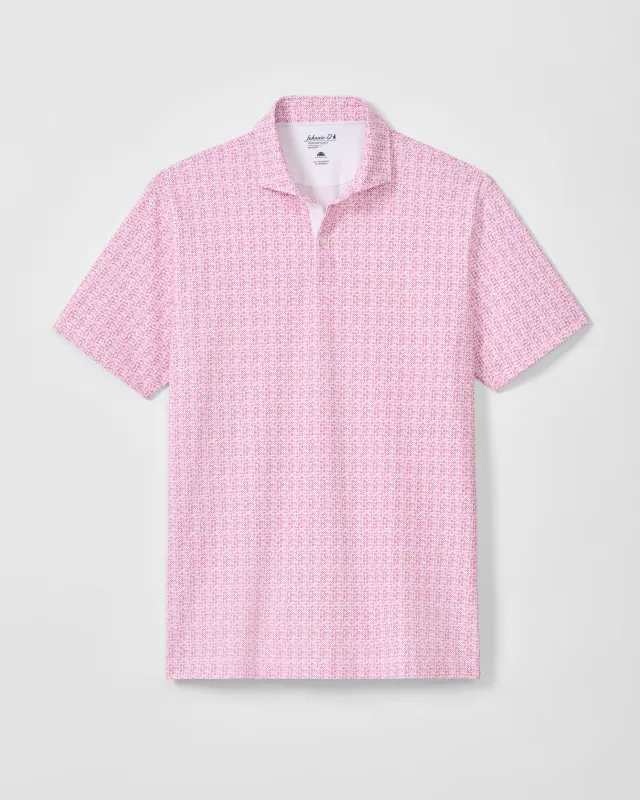 PerryGolf Performance Mesh Polo - Vintage Floral made by Johnnie-O
