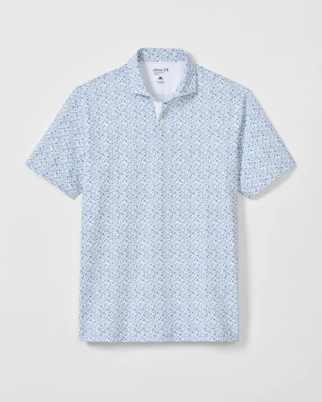 PerryGolf Performance Mesh Polo - Bloom Neat made by Johnnie-O