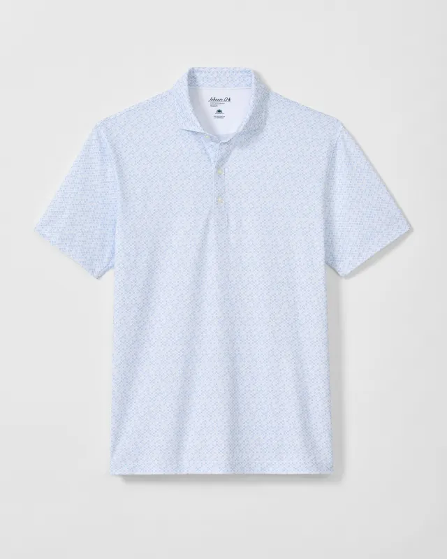 Perry Golf Performance Jersey Polo - Pip Floral made by Johnnie-O