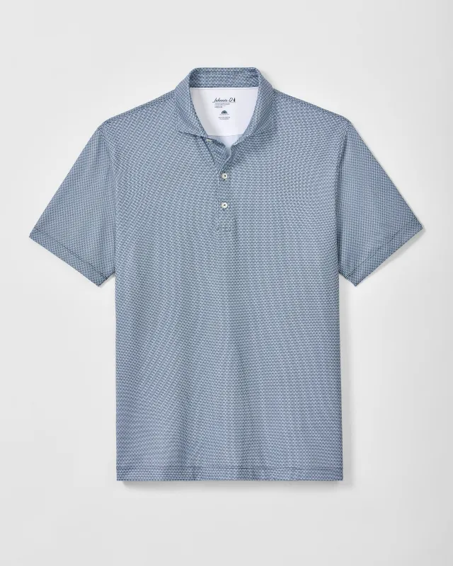 PerryGolf Performance Jersey Polo - Tile Neat made by Johnnie-O