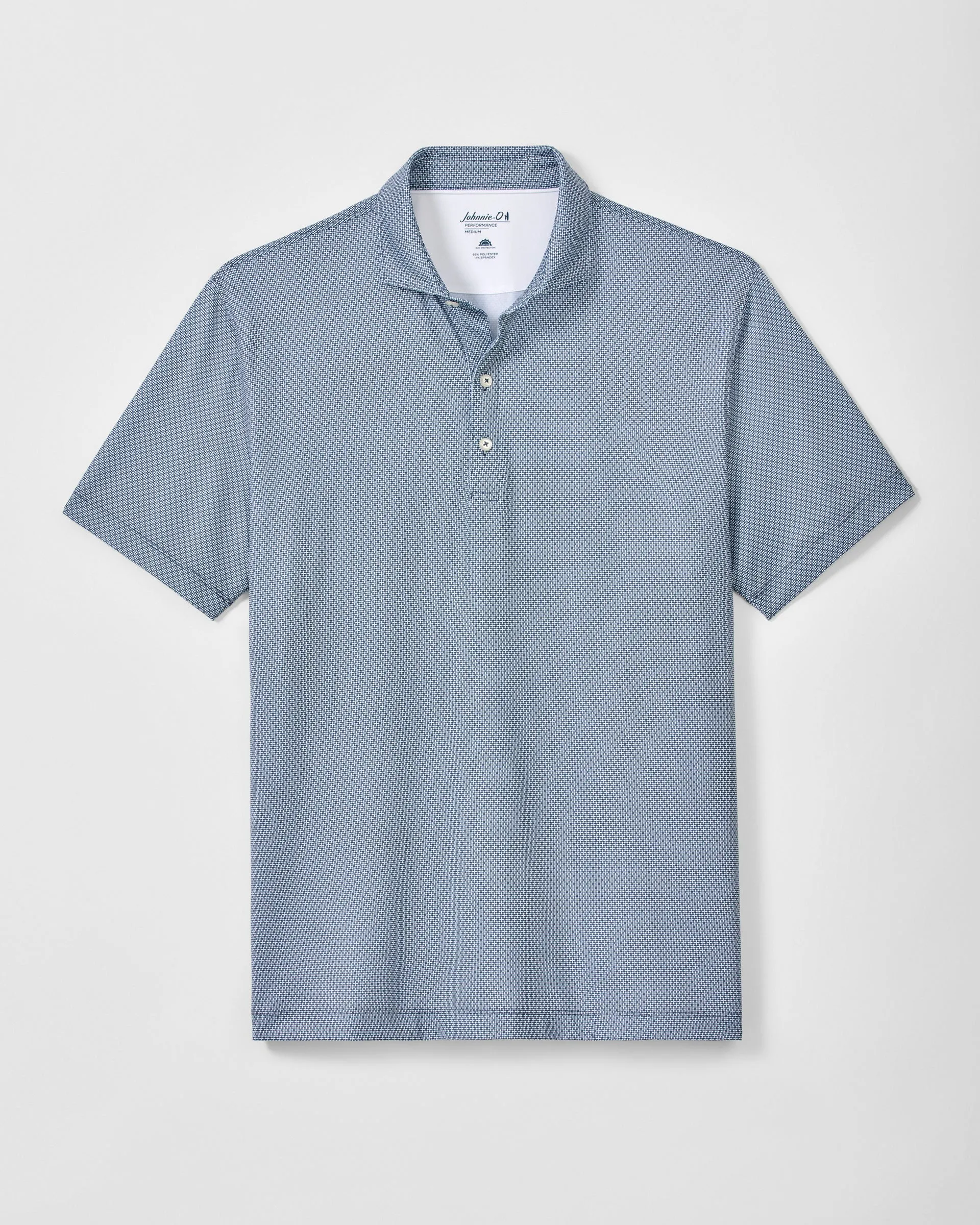 PerryGolf Performance Jersey Polo - Tile Neat sold by Johnnie-O