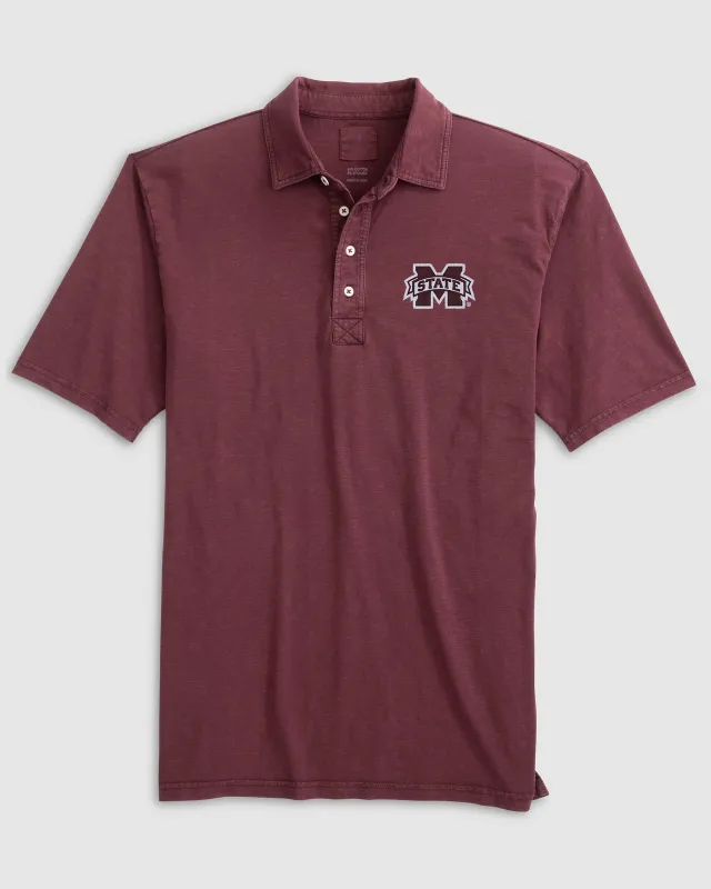 Mississippi State University Coastal Wash Original Polo made by Johnnie-O