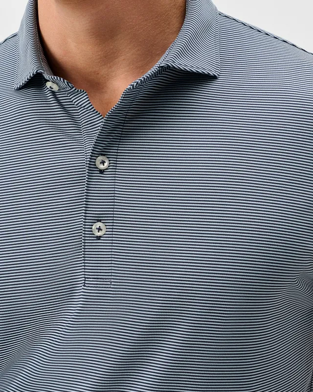 Performance Jersey Polo - Lyndonn Stripe made by Johnnie-O
