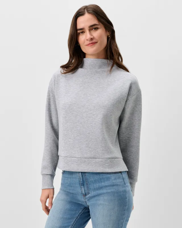 Bea Mock Neck Popover made by Johnnie-O
