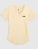 Women's Louisiana State Merediths V-Neck T-Shirt sold by Johnnie-O