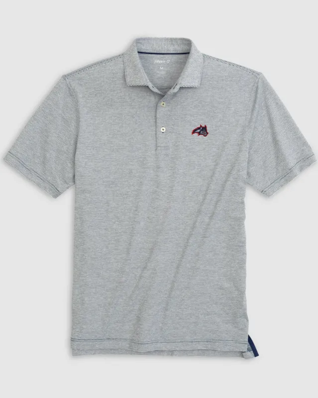 Stony Brook Lyndonn Striped Jersey Performance Polo sold by Johnnie-O