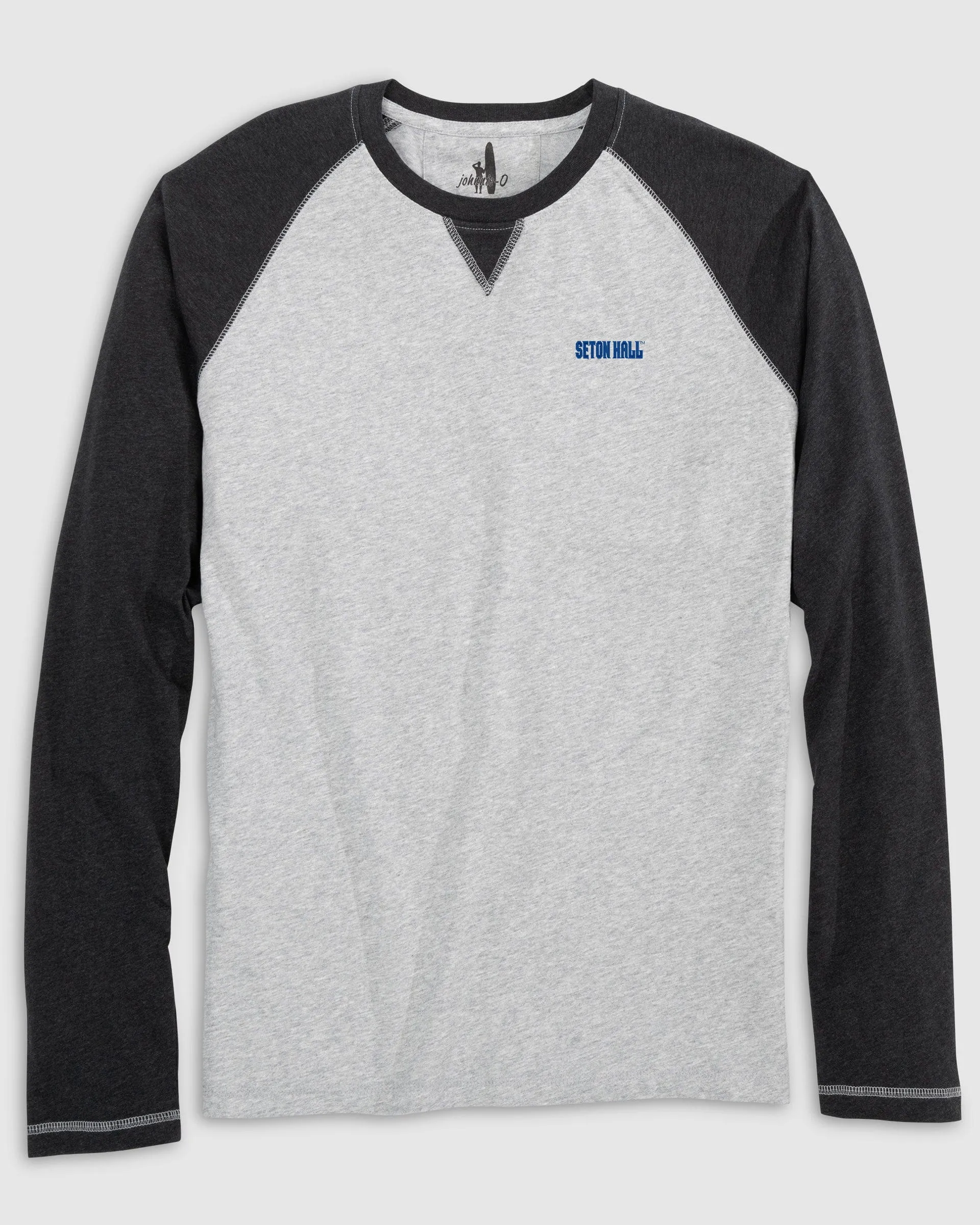 Seton Hall Alsen Long Sleeve Baseball Tee - Script Logo sold by Johnnie-O