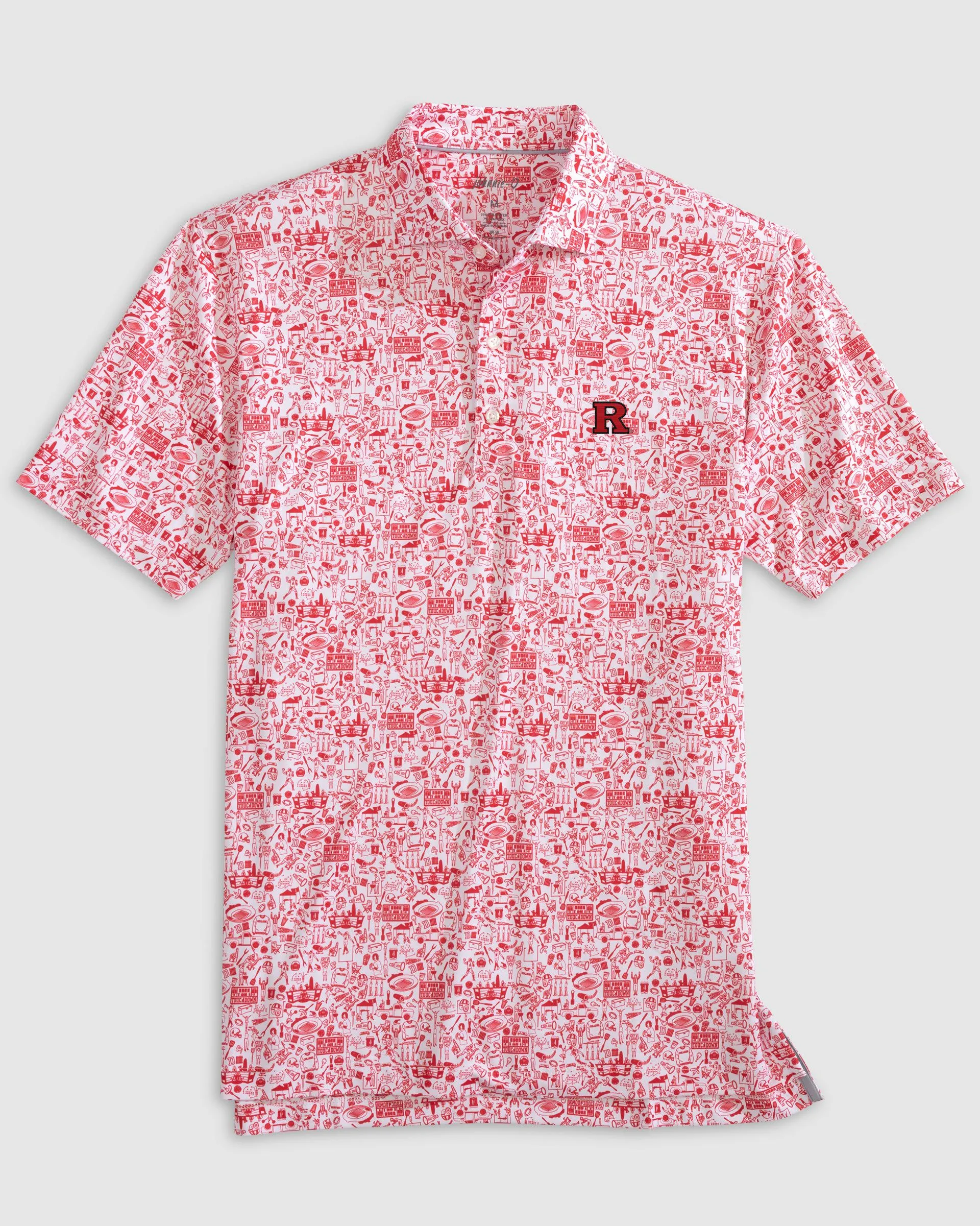 Rutgers Tailgater Printed Jersey Performance Polo sold by Johnnie-O product image thumbnail 4