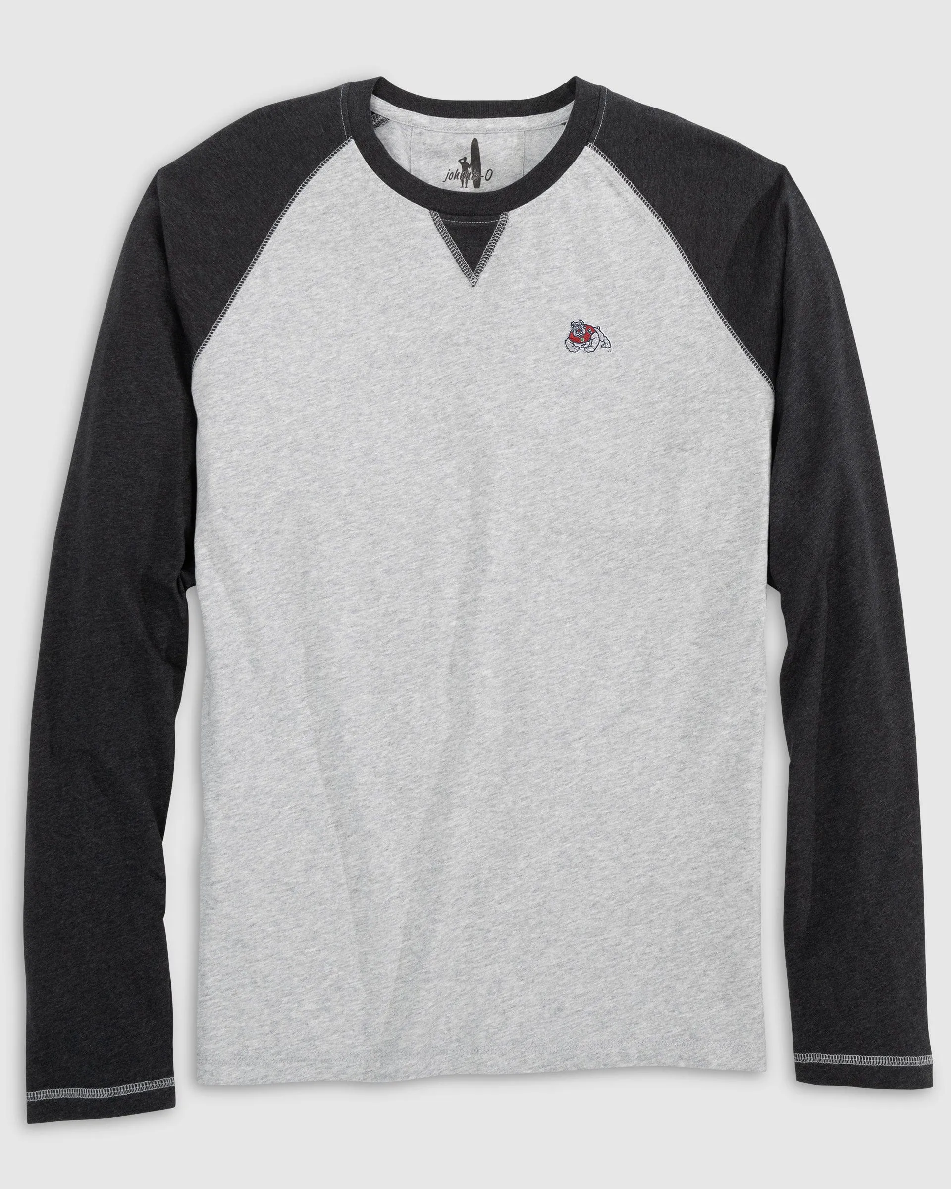 Fresno State Alsen Long Sleeve Baseball Tee sold by Johnnie-O