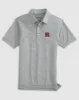 Rutgers Lyndonn Jr. Striped Jersey Performance Polo sold by Johnnie-O