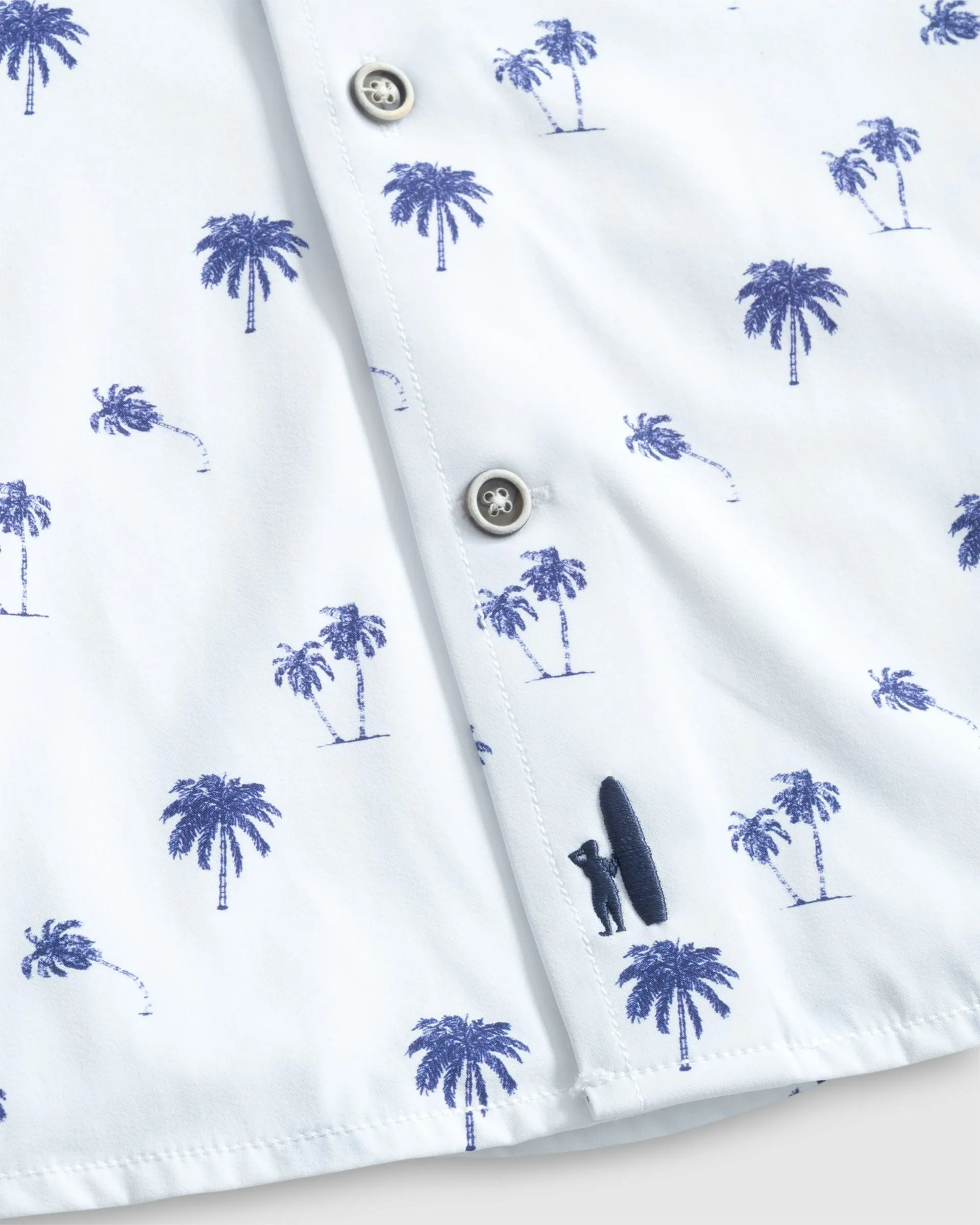 Big & Tall Samana Jersey Knit Button Up Shirt sold by Johnnie-O product image thumbnail 3