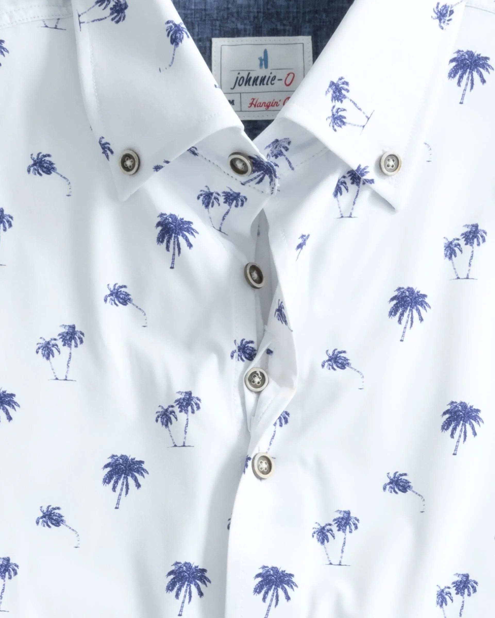 Big & Tall Samana Jersey Knit Button Up Shirt sold by Johnnie-O product image thumbnail 2