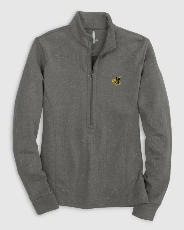 Women's Iowa Kennedy 1/4 Zip Pullover - Vault Logo sold by Johnnie-O