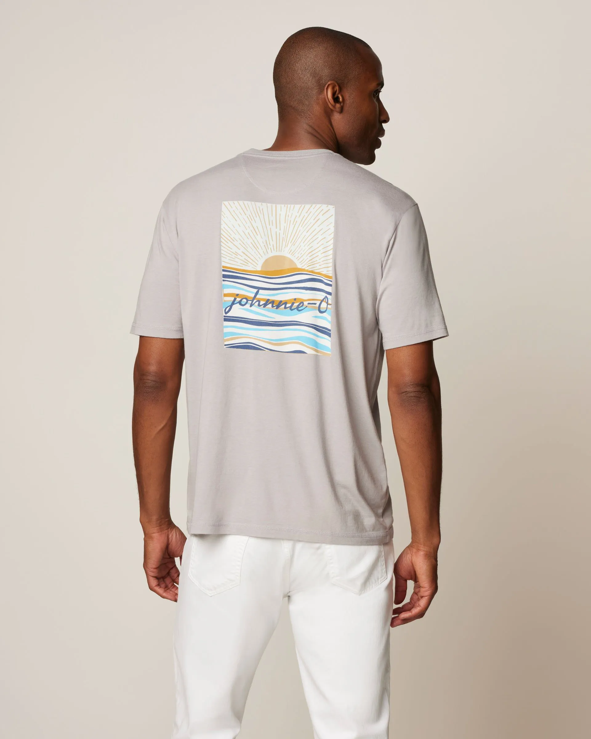 Golden Sunset Graphic T-Shirt sold by Johnnie-O