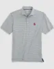St. Louis Cardinals Lyndonn Striped Jersey Performance Polo sold by Johnnie-O