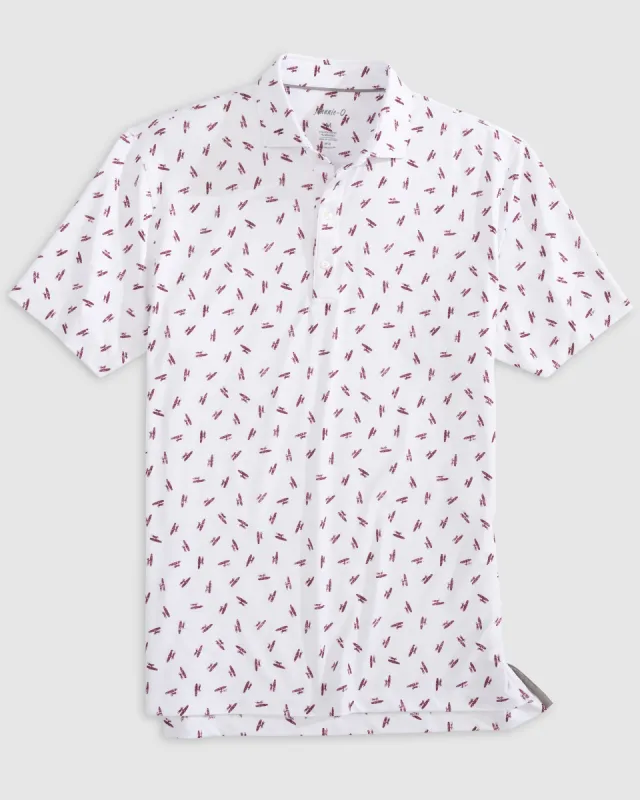 Exeter Printed Jersey Performance Polo sold by Johnnie-O