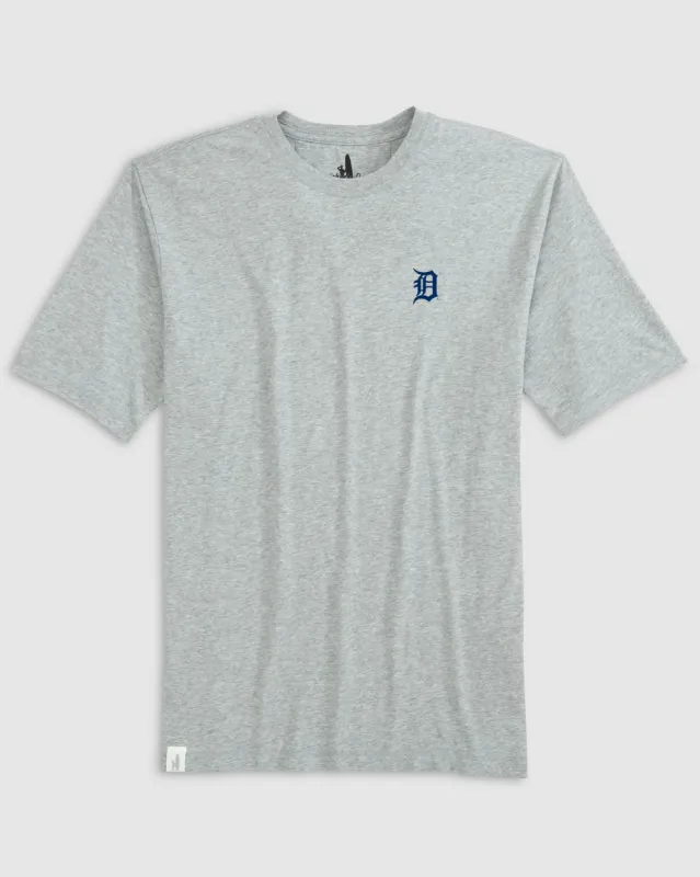 Detroit Tigers Heathered Spencer Cotton T-Shirt sold by Johnnie-O