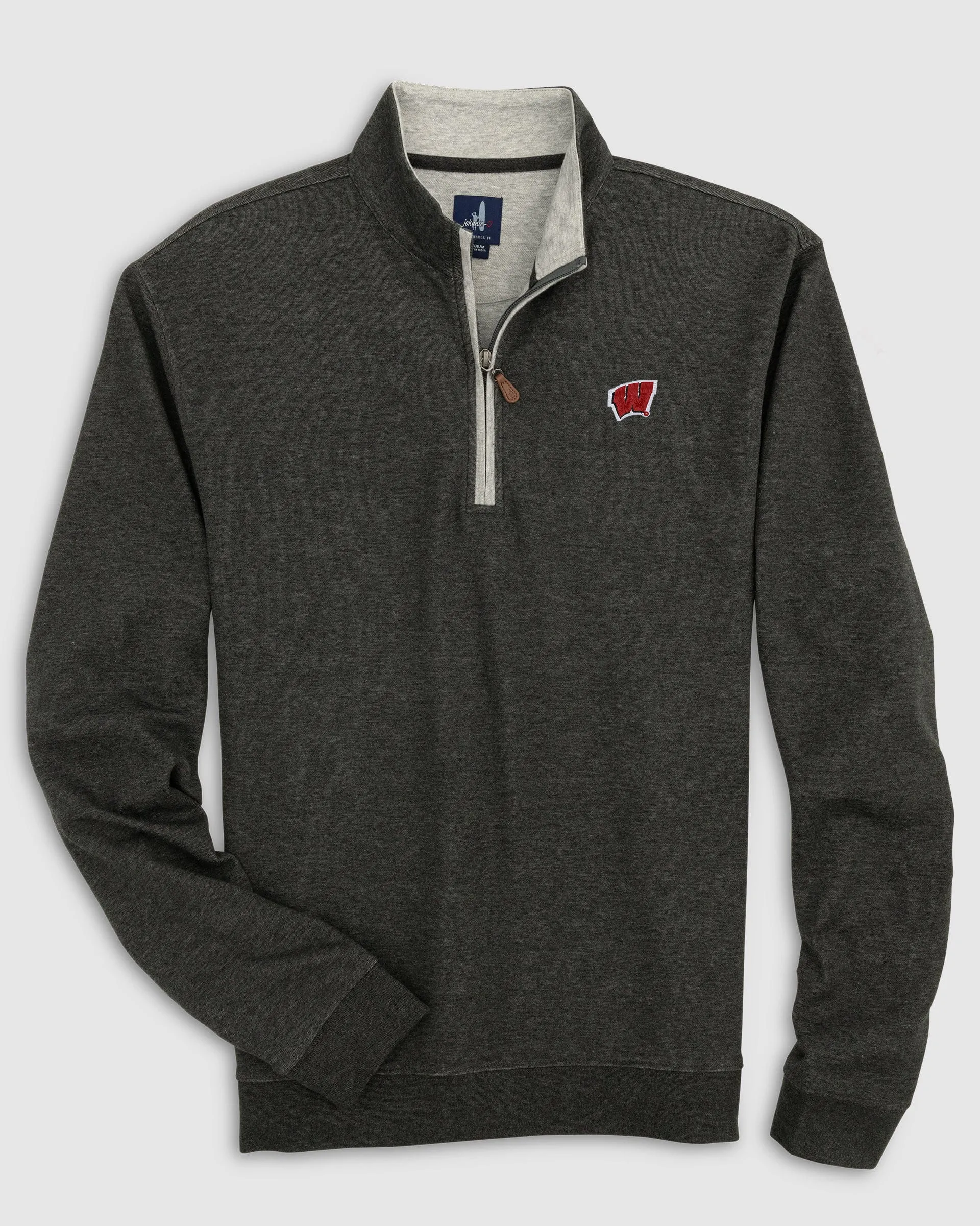 Wisconsin Sully 1/4 Zip sold by Johnnie-O