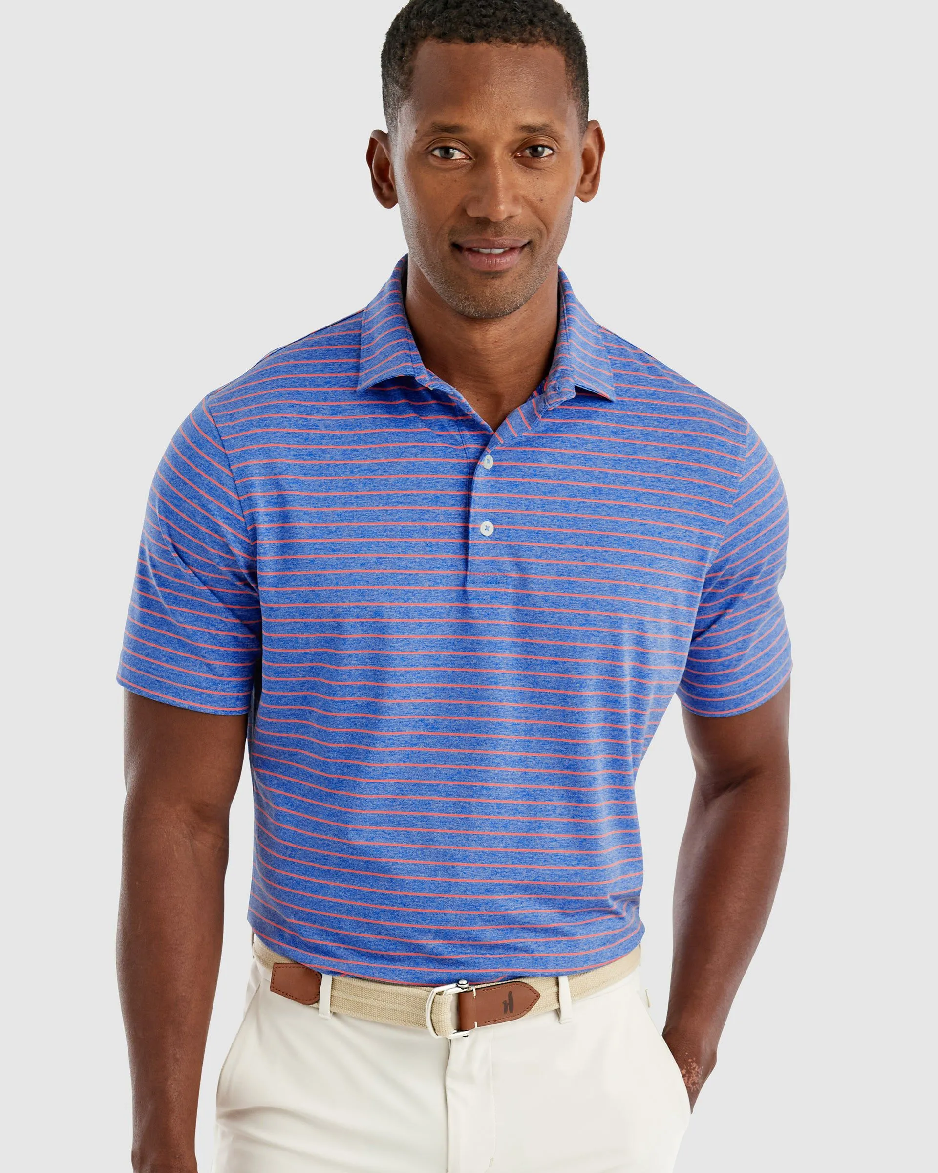 Newton Striped Jersey Performance Polo sold by Johnnie-O product image thumbnail 5