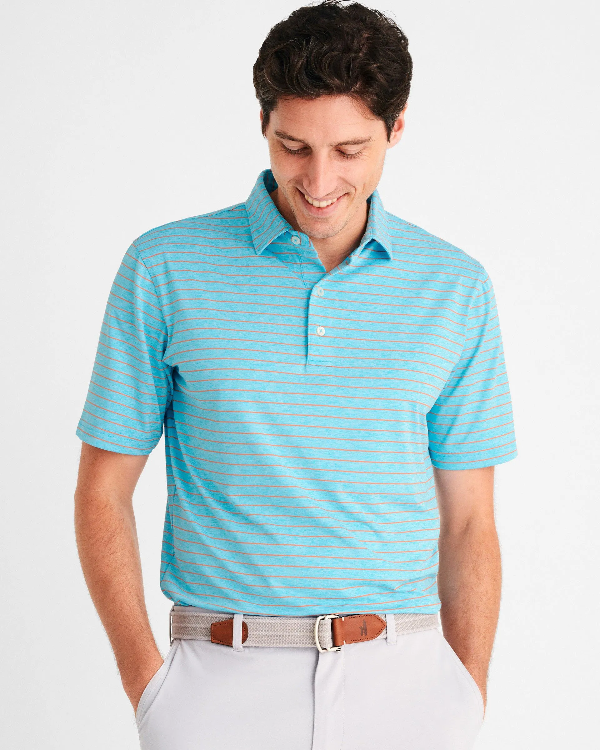 Newton Striped Jersey Performance Polo sold by Johnnie-O product image thumbnail 2