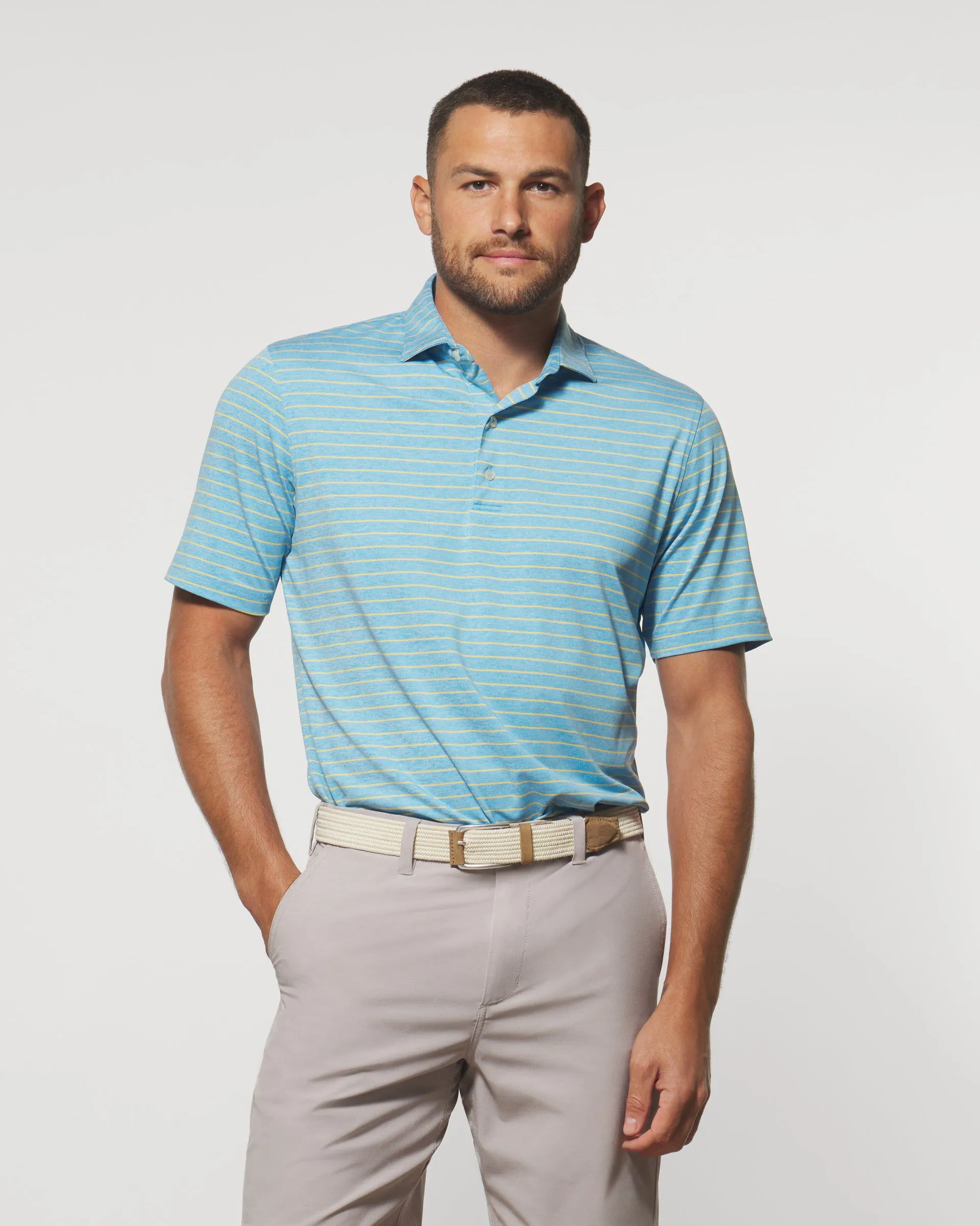 Newton Striped Jersey Performance Polo sold by Johnnie-O product image thumbnail 4