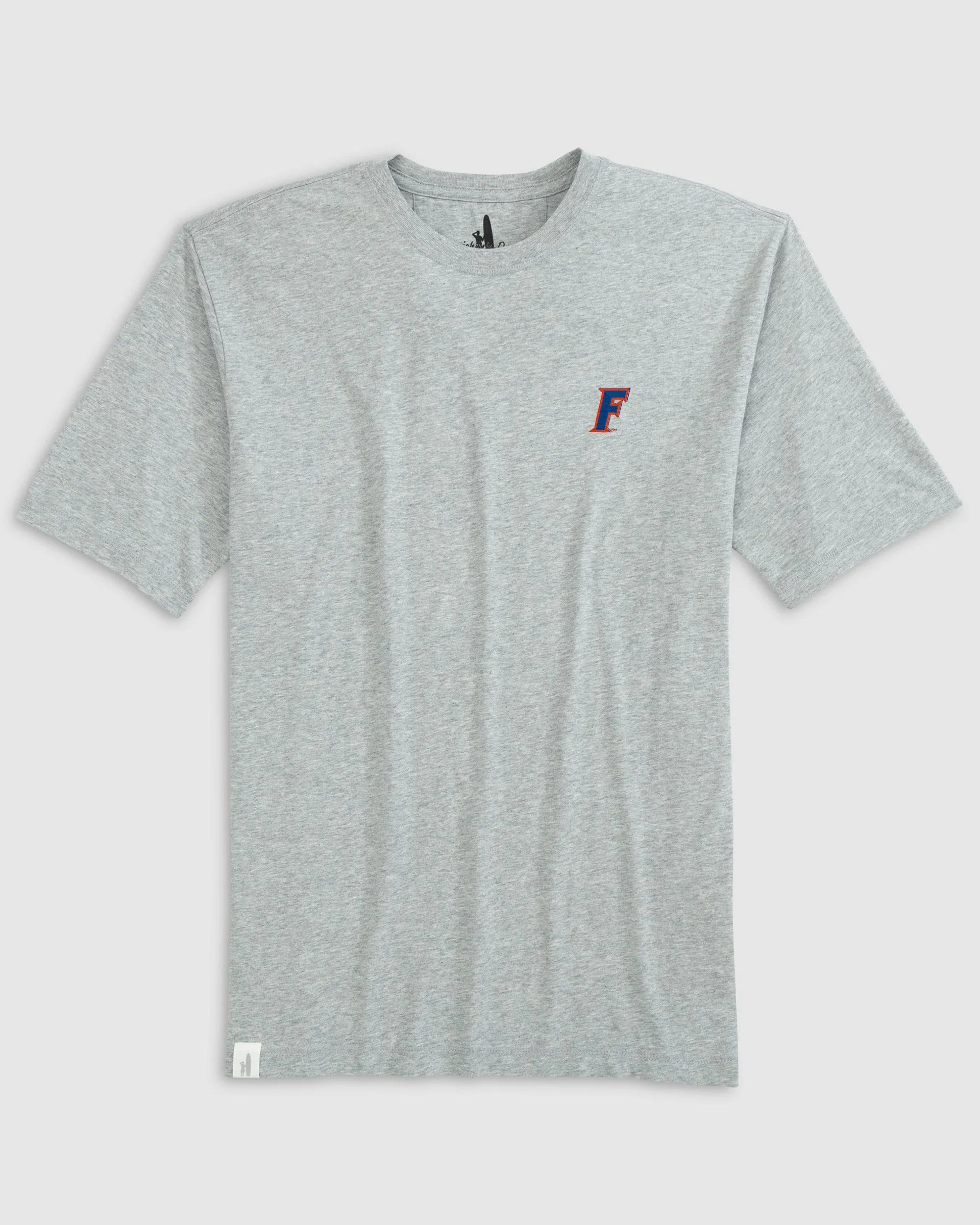 Florida Heathered Spencer Cotton T-Shirt - F Logo sold by Johnnie-O