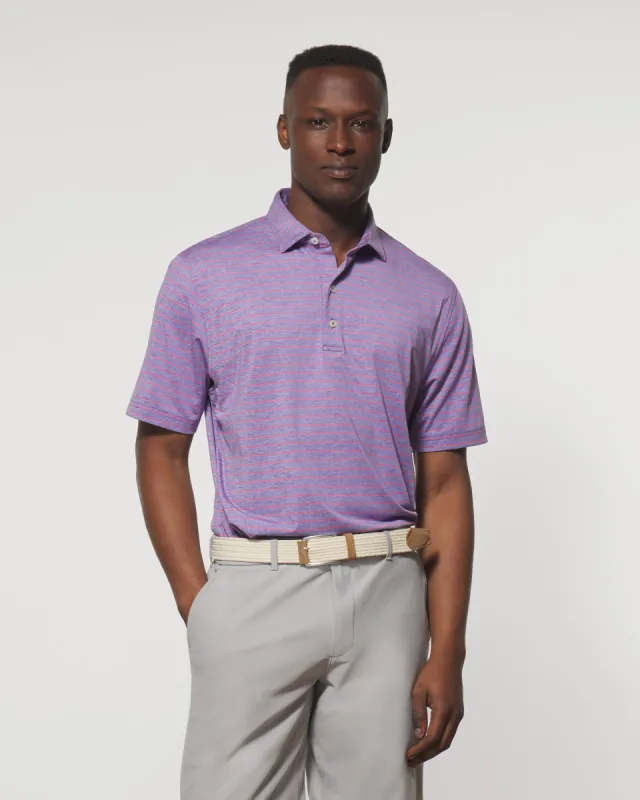 Newton Striped Jersey Performance Polo sold by Johnnie-O