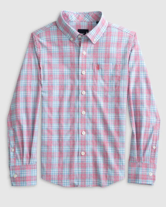 Performance Jr. Button Up Shirt - Scotty sold by Johnnie-O