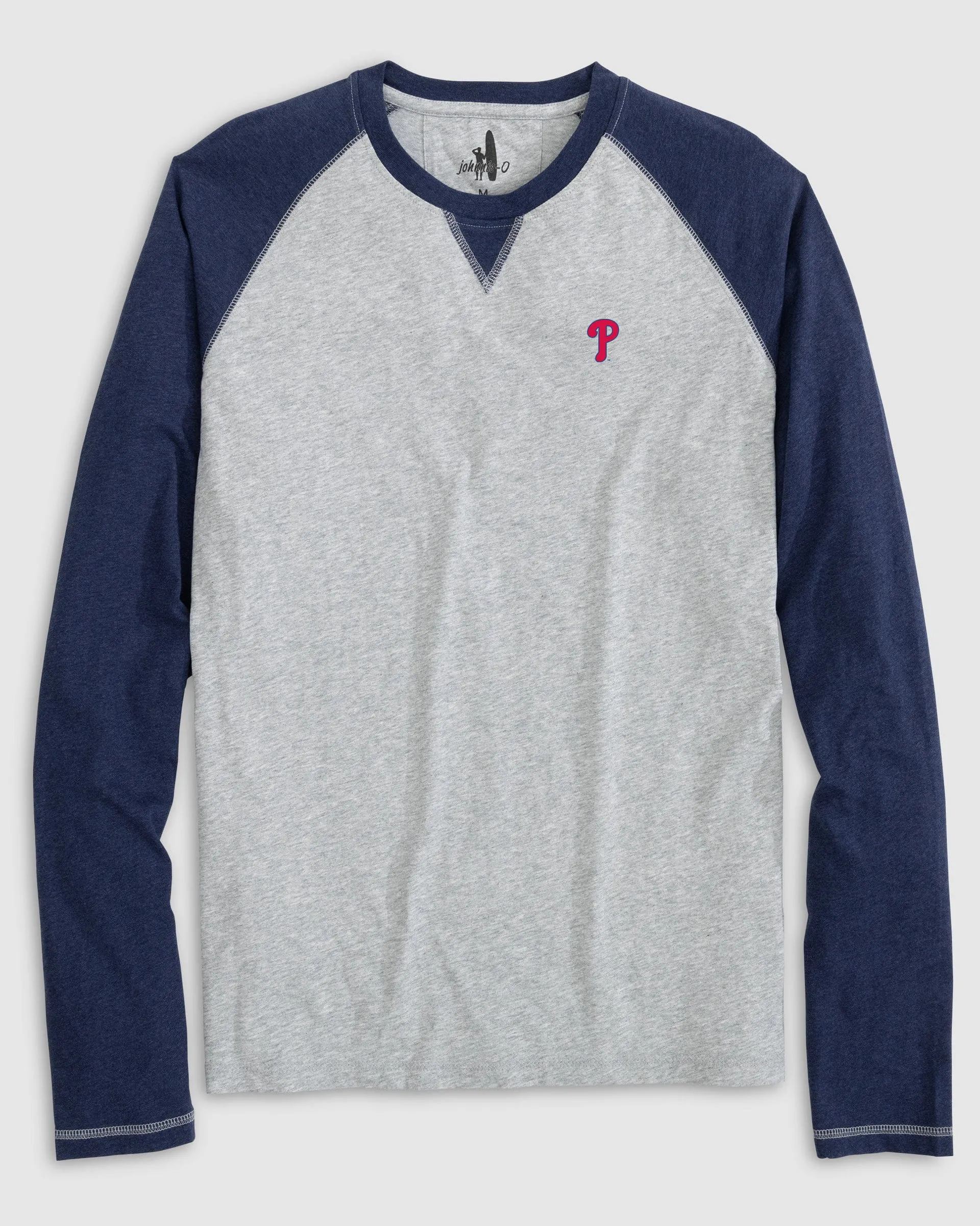 Philadelphia Phillies Alsen Long Sleeve Baseball Tee sold by Johnnie-O product image thumbnail 2