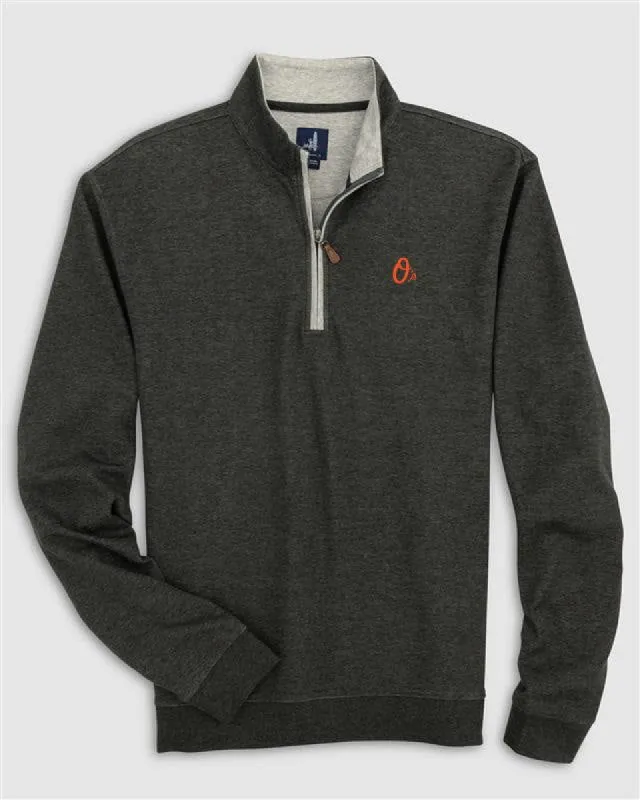 Baltimore Orioles Sully 1/4 Zip - O Logo sold by Johnnie-O