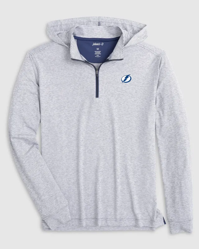 Tampa Bay Lightning Hybrid Performance 1/4 Zip Hoodie sold by Johnnie-O