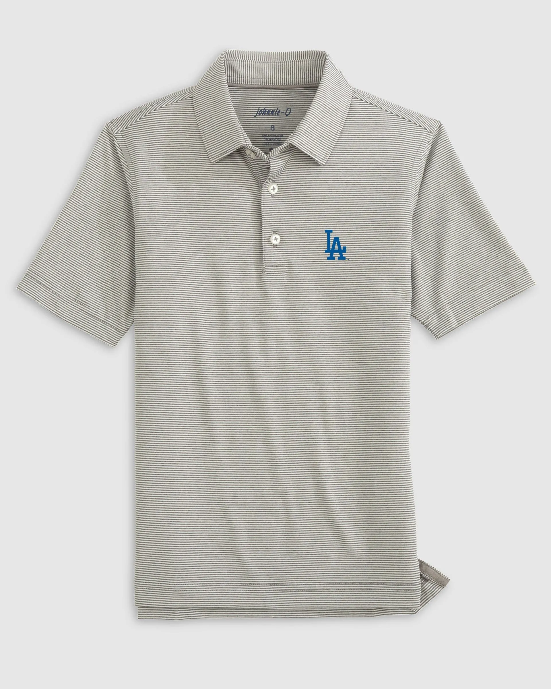Los Angeles Dodgers Lyndonn Jr. Striped Jersey Performance Polo sold by Johnnie-O product image thumbnail 5