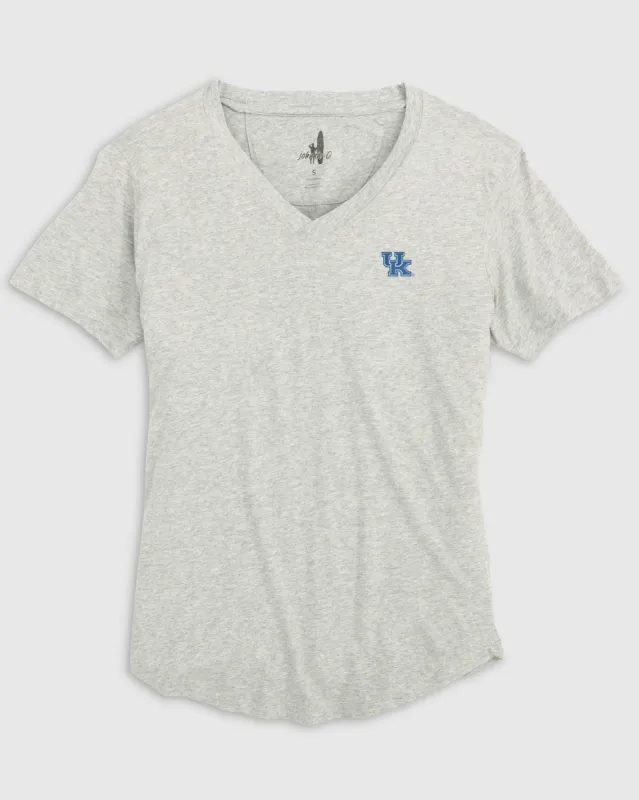 Women's Kentucky Merediths V-Neck T-Shirt made by Johnnie-O