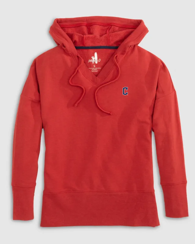 Women's Cleveland Guardians Carrie Pullover Hoodie sold by Johnnie-O