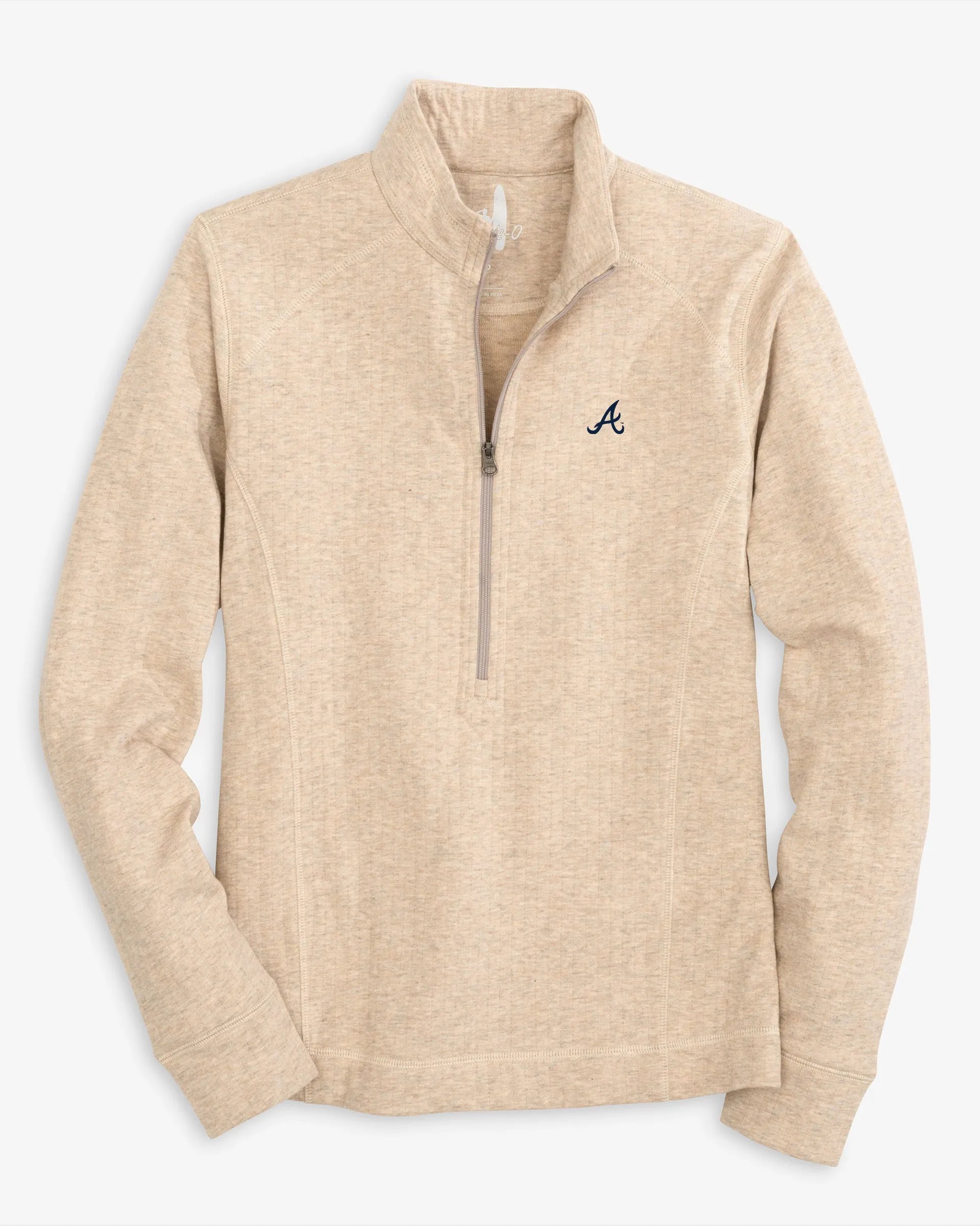 Women's Atlanta Braves Kennedy 1/4 Zip Pullover sold by Johnnie-O product image thumbnail 2
