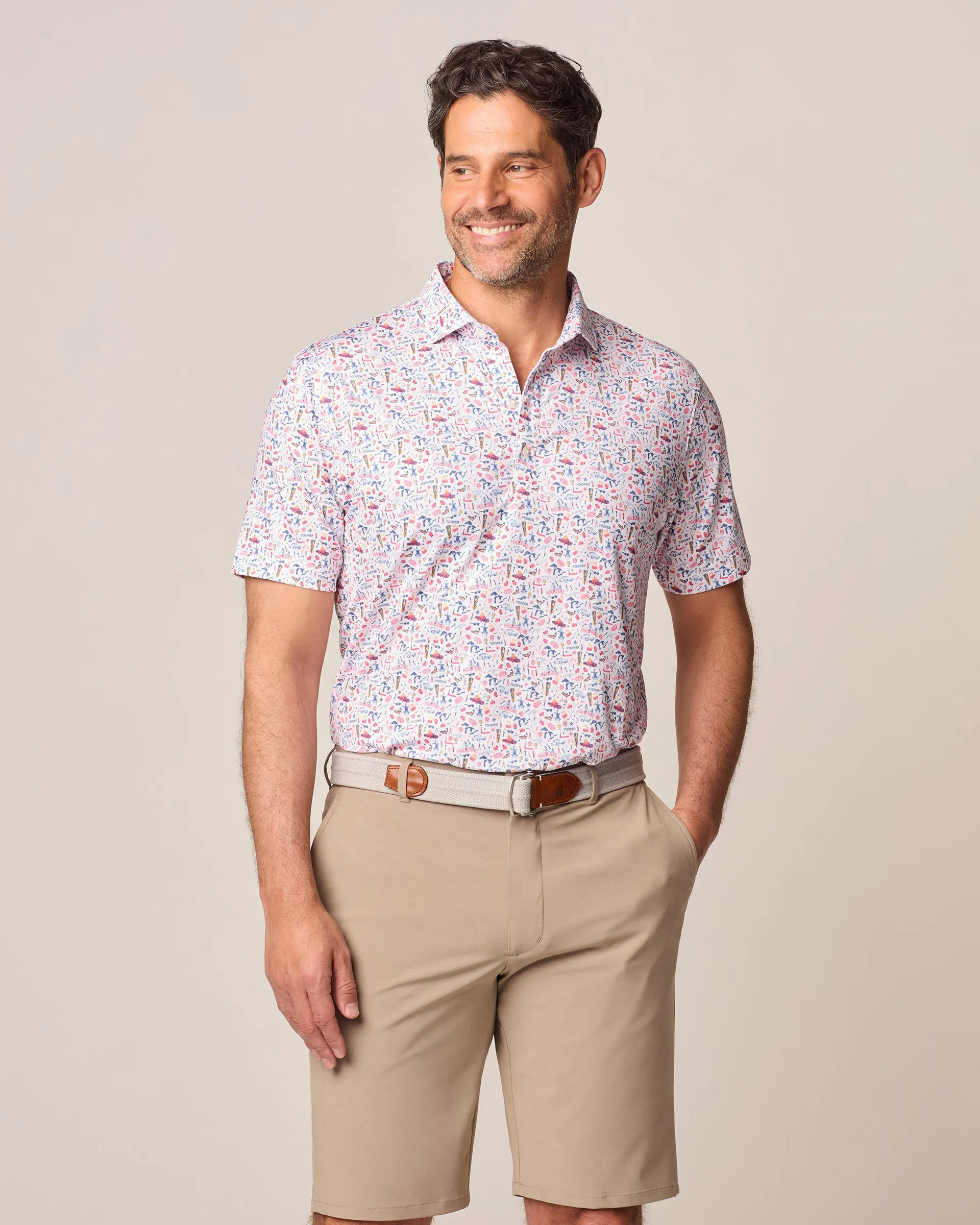 Performance Jersey Polo - The Great Lakes sold by Johnnie-O