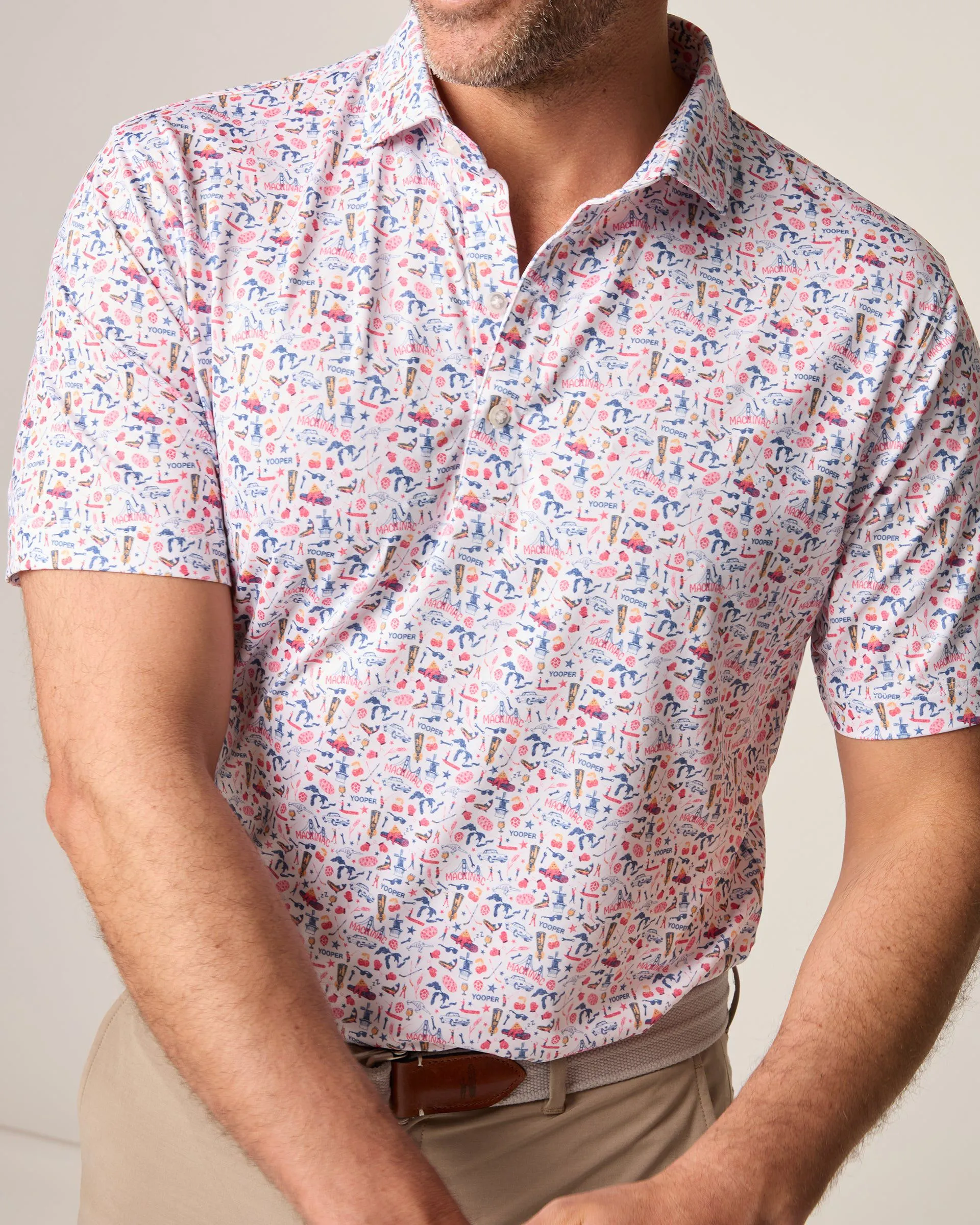 Performance Jersey Polo - The Great Lakes sold by Johnnie-O product image thumbnail 3