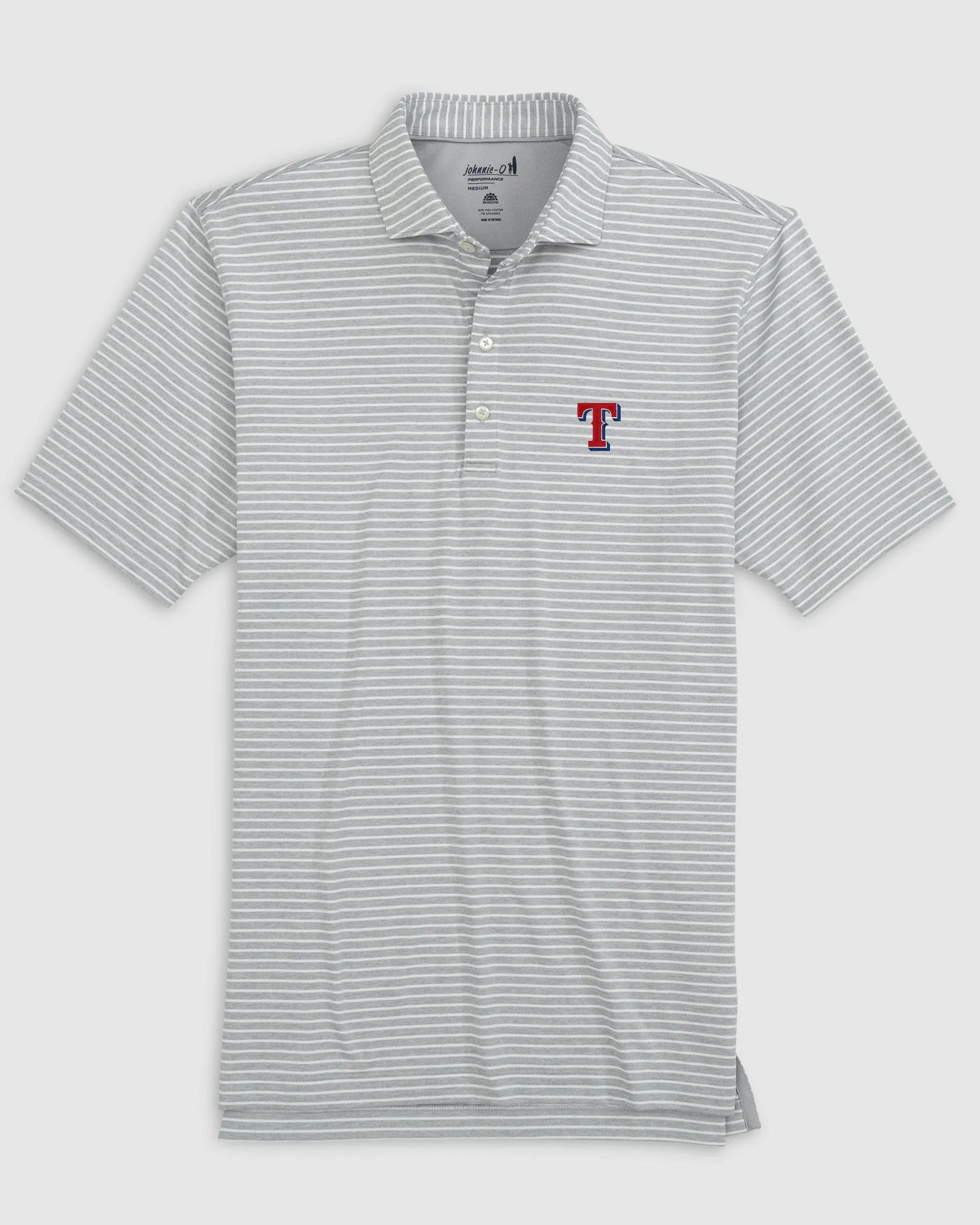 Texas Rangers Clipperr Striped Jersey Performance Polo sold by Johnnie-O product image thumbnail 5