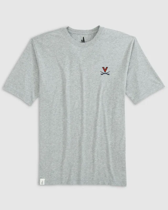 Virginia Heathered Spencer Cotton T-Shirt sold by Johnnie-O